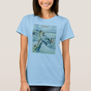 T-shirt Mermaid Riding Serpent de mer Thunder_Cove