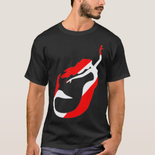 T-shirt Mermaid Scuba Diving Flag Scuba Diving Flag
