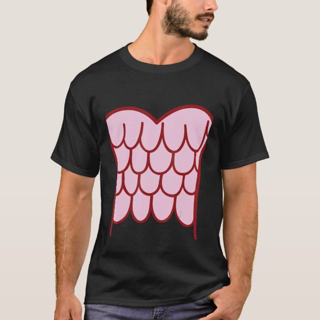 T-shirt Mermaid Seashell Correspondant De Joyeux Couples D (Devant)