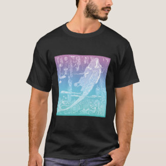 T-shirt Mermaid Seashells Sea Nymphe Nouveau Mermaidcore