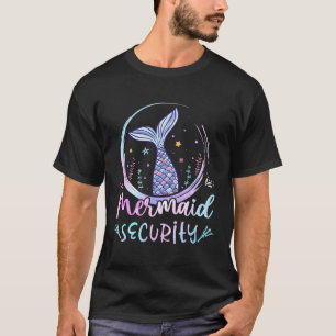 T-shirt Mermaid Sécurité Anniversaire Mermaid Girl Beach M