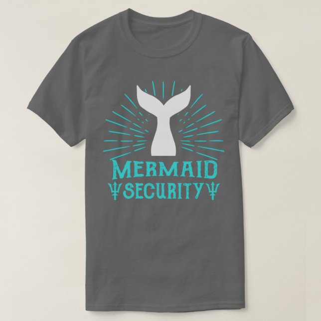 T-shirt mermaid sécurité maître nageur (Design devant)