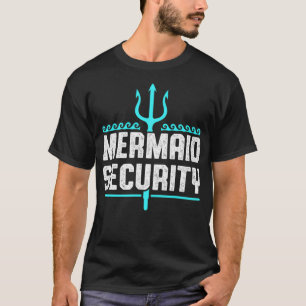 T-shirt Mermaid Security Fundy nager Cadeau Merman Maimai