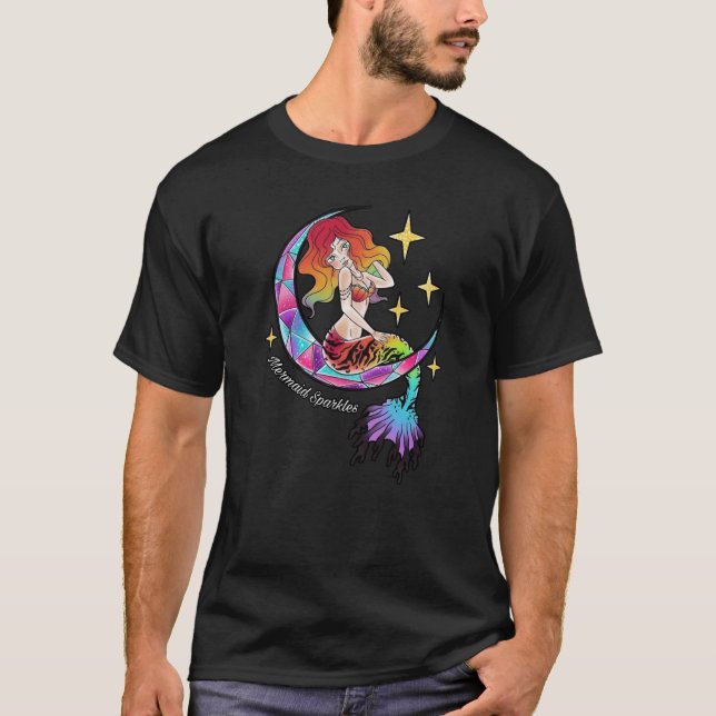 T-shirt Mermaid Sparkles (Devant)