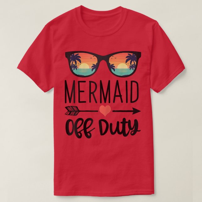 T-shirt Mermaid Sunglass - Mermaid Off Duty 562 (Design devant)