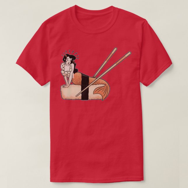 T-shirt Mermaid Sushi (Design devant)