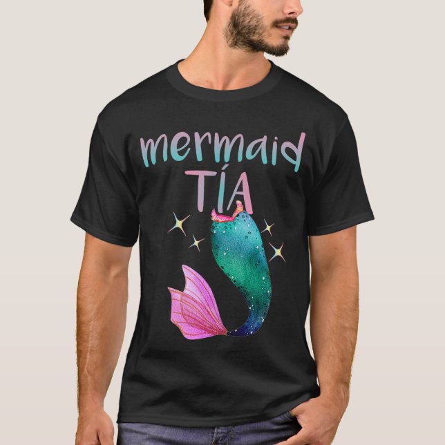 T-shirt Mermaid Tia, Tante Espagnole Mermaid  (Devant)