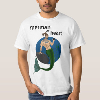T-shirt Merman au coeur