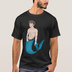T-shirt Merman Mermen Merboy Majestic Boy Mermaid