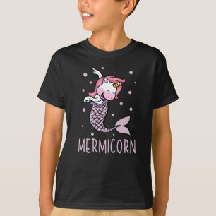 T-shirt Mermicorn Unicorn Mermaid Mythique Créature