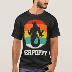 T-shirt Merpoppy Security Merman Mermaid Grandpa Fish Gran