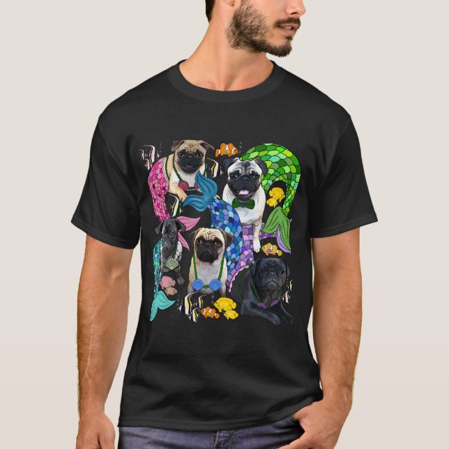 T-SHIRT MERPUGS! (Devant)
