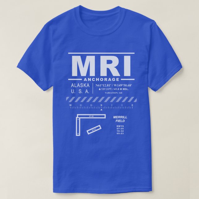 T-shirt Merrill Field IRM (Design devant)