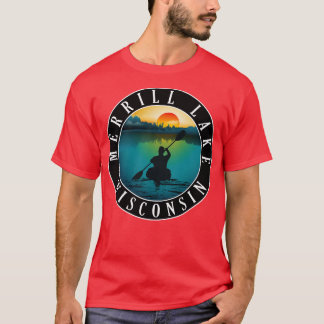 T-shirt Merrill Lake Wisconsin Kayaking