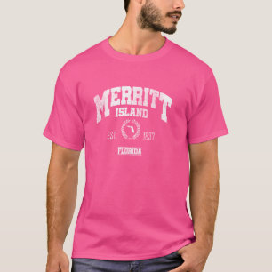 T-shirt Merritt Island FL Floride Vintage Throwback