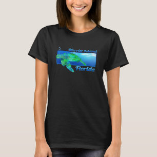 T-shirt Merritt Island Floride Natation Tortue