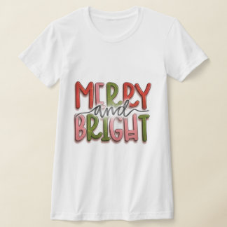 T-shirt Merry and Bright 3D Graffiti Edition – Urban Chic 