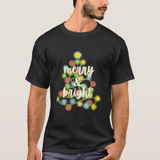 T-shirt Merry Bright (Devant)