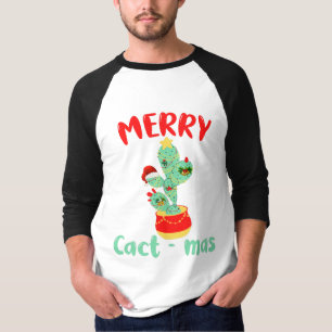T-SHIRT MERRY CACTMAS - CACTUS NOËL AMUSANT