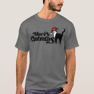 T-shirt Merry Catmas chats de Noël Meow