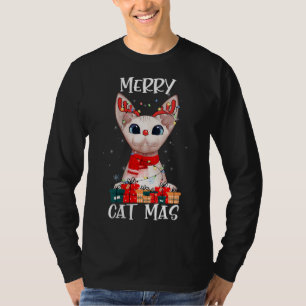 T-shirt Merry Catmas Funny Chat propriétaire T-shirt, Sphy