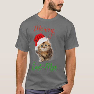 T-shirt Merry Catmas Funny Christmas Holiday  Cat Kitten 