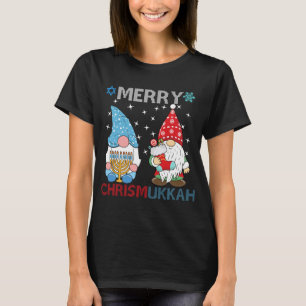 T-shirt Merry Chrismukkah Funny Gnomes