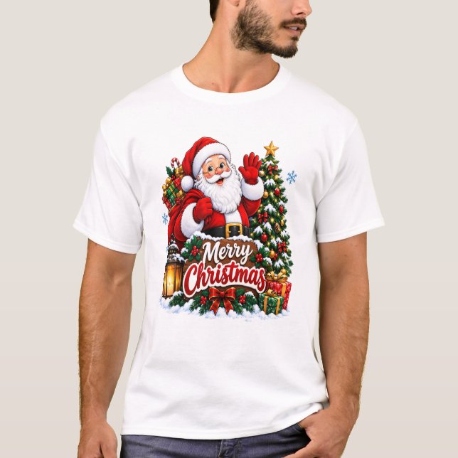 T-shirt Merry Christmas (Devant)