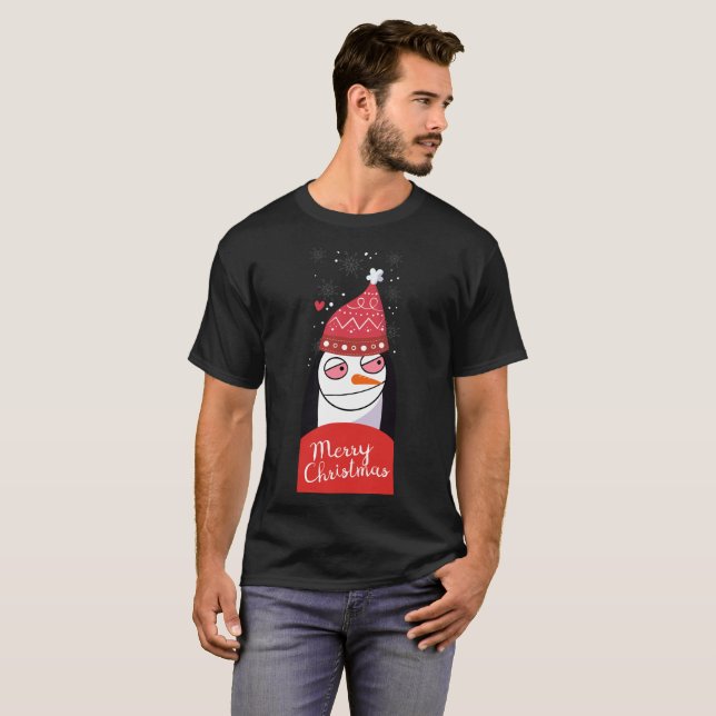 T-shirt Merry christmas (Devant entier)
