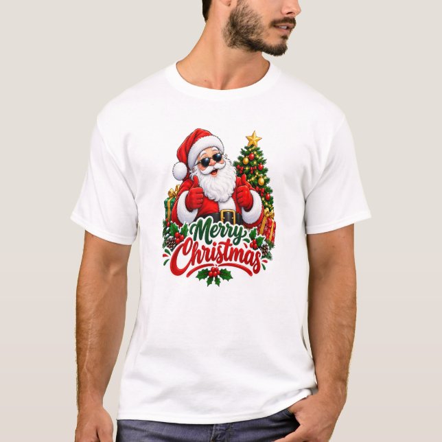 T-shirt merry christmas (Devant)