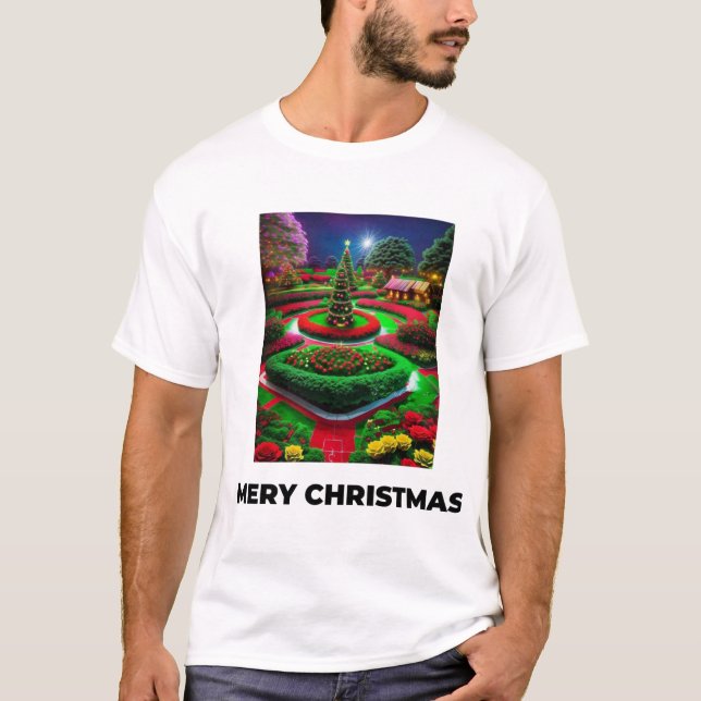 T-shirt Merry Christmas  (Devant)