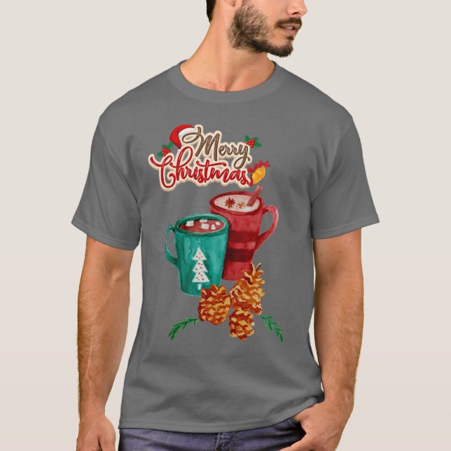 T-shirt merry christmas (Devant)