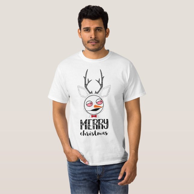 T-shirt Merry christmas (Devant entier)