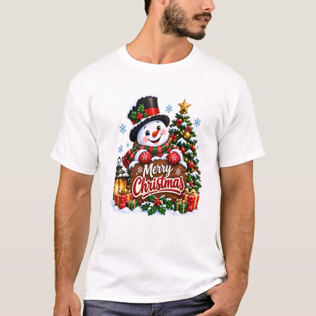 T-shirt Merry Christmas (Devant)
