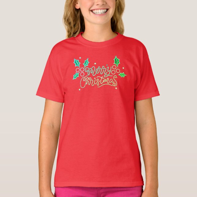 T-Shirt Merry Christmas  (Devant)