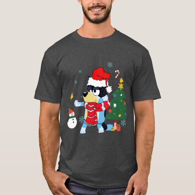 T-shirt Merry Christmas Bandit Dad gift retro friend (Devant)