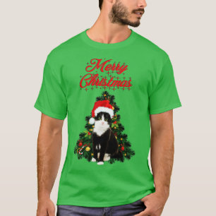 T-SHIRT MERRY CHRISTMAS CAT