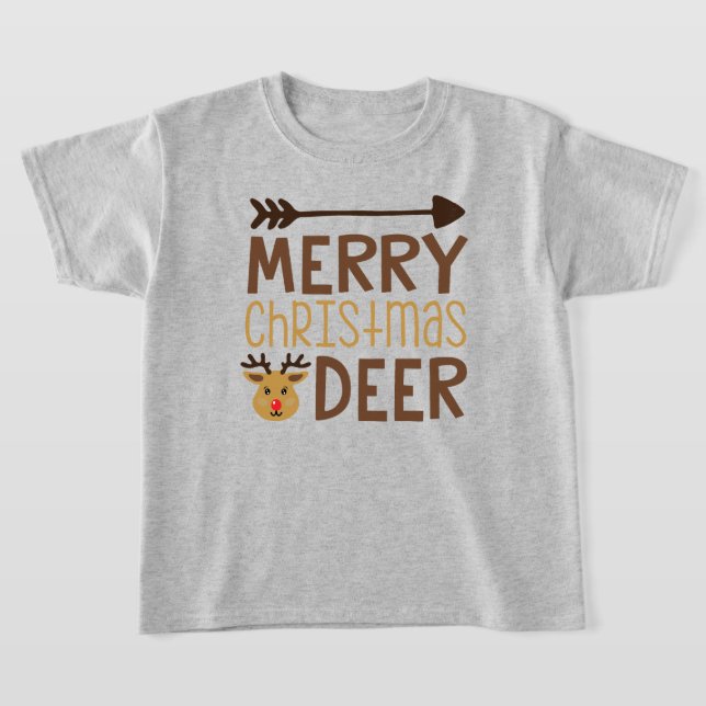 T-shirt Merry Christmas Deer (Poser)