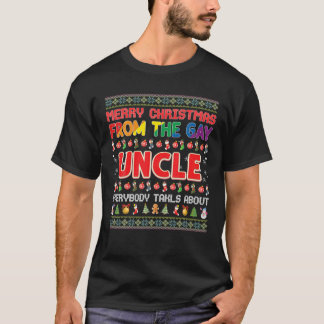 T-shirt Merry Christmas From Gay Uncle LGBT Santa Sweater