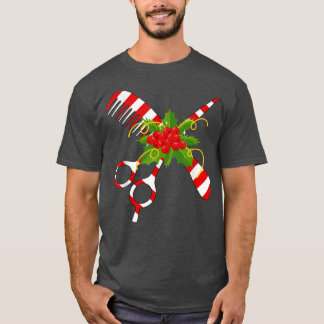 T-shirt Merry Christmas Hairstyist Funny Tool Hairtravist