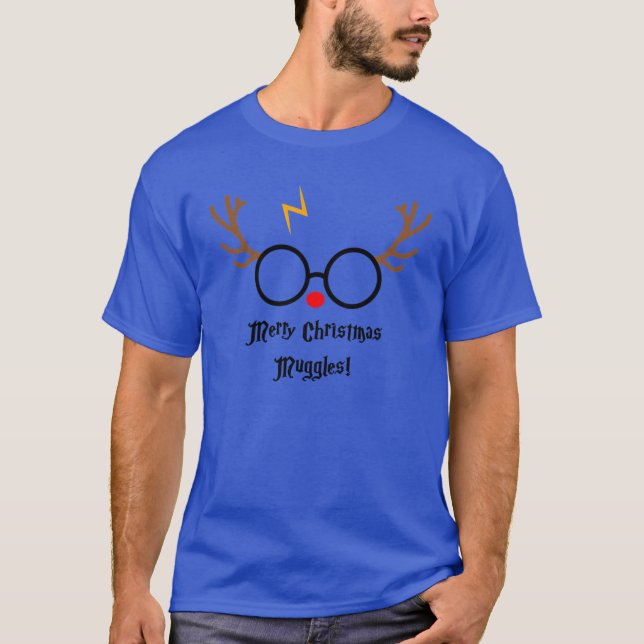 T-shirt Merry Christmas Muggles Gift For Christmas friends (Devant)