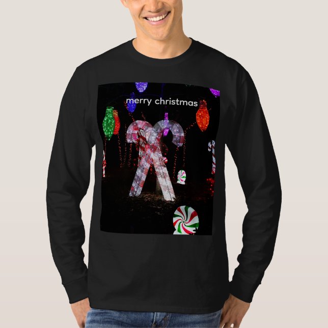 T-SHIRT MERRY CHRISTMAS  UNISEX LONG SLEEVE SHIRT (Devant)