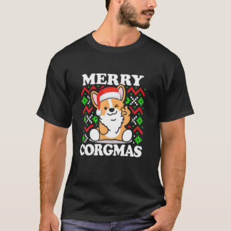 T-shirt Merry Corgmas Funny Corgi Chien