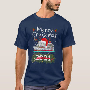 T-shirt Merry Cruisemas 2021 Funny Christmas Père Noël B