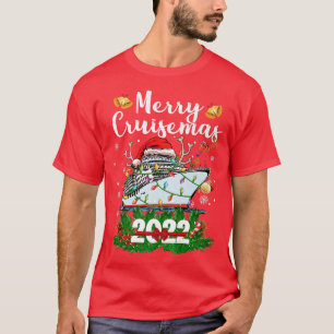T-shirt Merry Cruisemas 2022 croisière en famille Noël drô