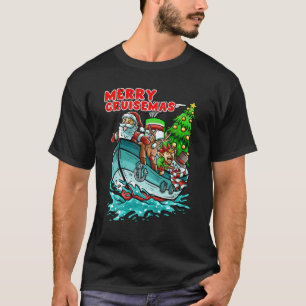 T-shirt Merry Cruisemas bateau de croisière Santa Claus N