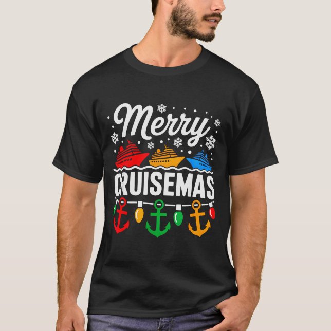 T-shirt Merry Cruisemas Christmas Family Cruisin Funny Cru (Devant)