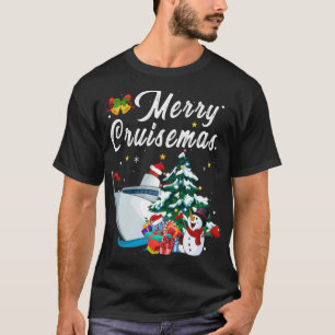 T-shirt Merry Cruisemas croisière en famille Noël Funny