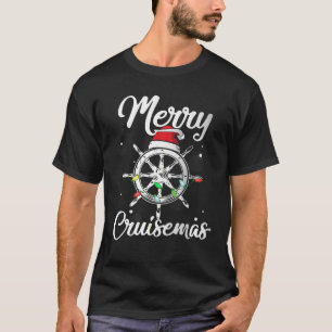 T-shirt Merry Cruisemas croisière en famille Noël Funny Bo