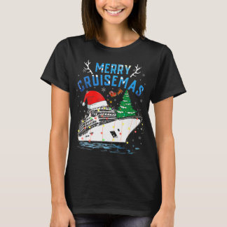 T-shirt Merry Cruisemas Famille Croisière Noël 2022 Drôle